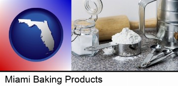 baking equipment, flour, and salt in Miami, FL